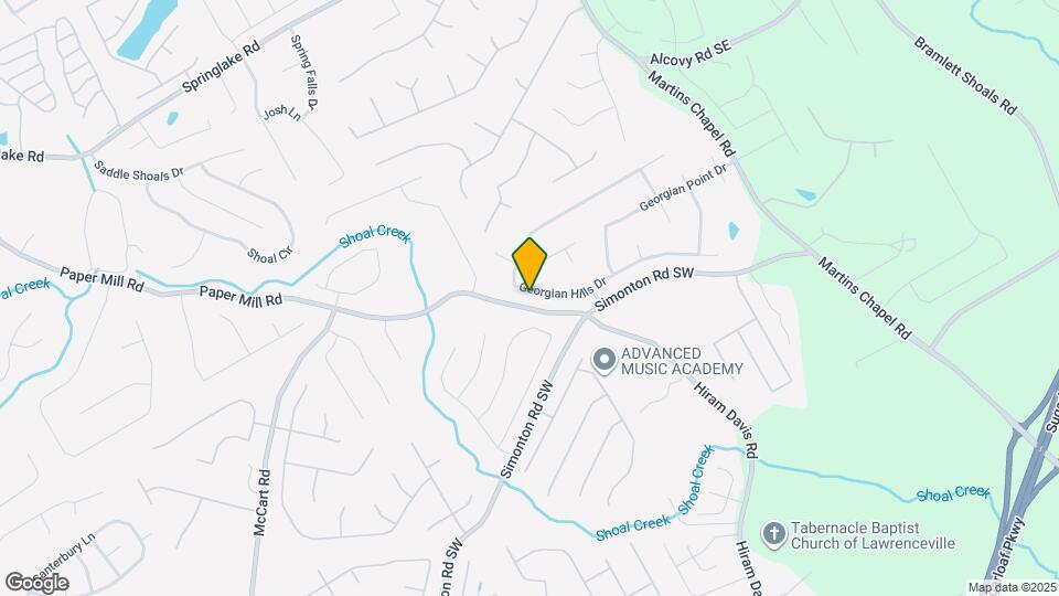 630 Georgian Hills Dr Map and Location Details