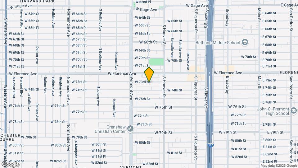 860 W 73rd St Map and Location Details