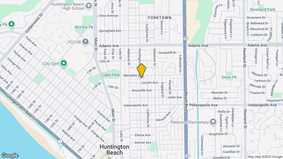 1212 Huntington St Map and Location Details