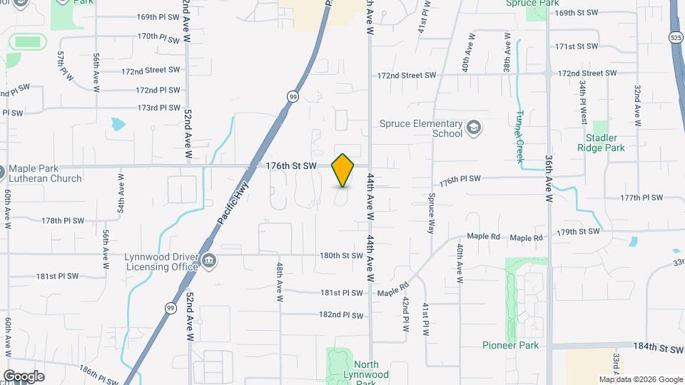 4422 176th St SW Map and Location Details