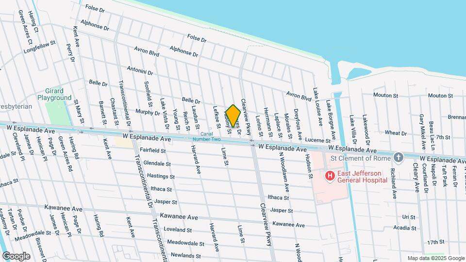 4413 Tabony St Map and Location Details