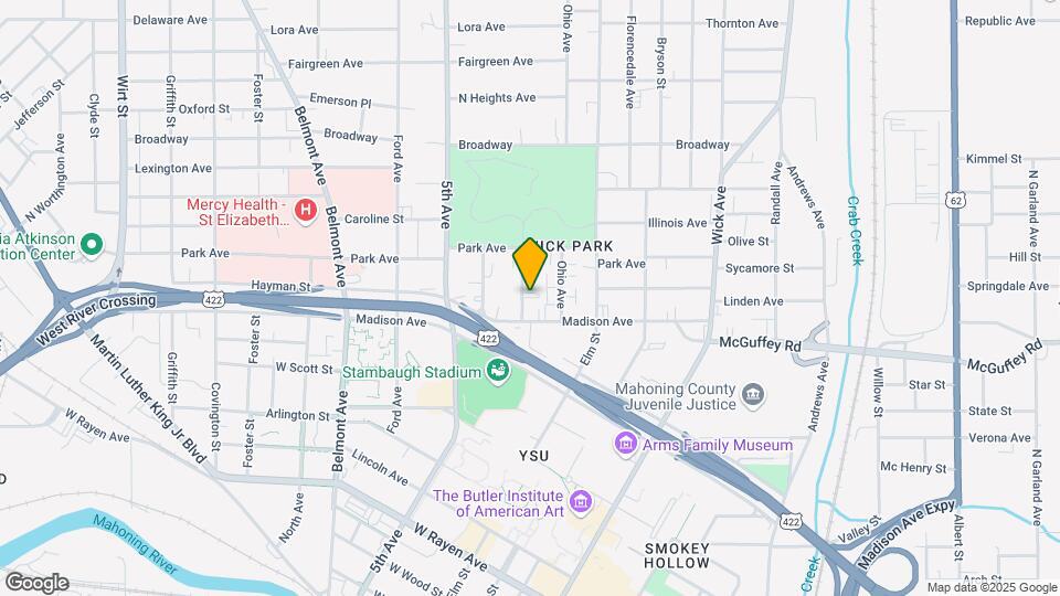 821 Pennsylvania Ave Map and Location Details