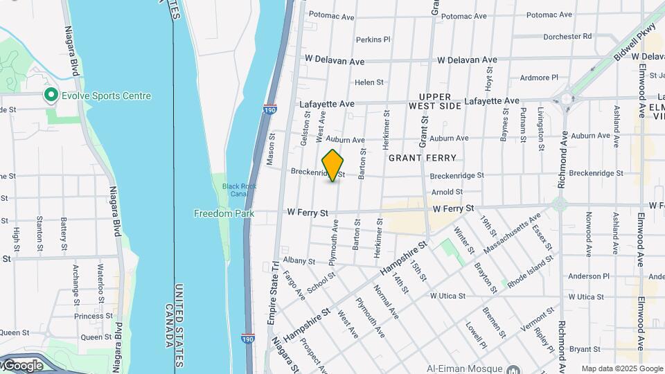 742 Plymouth Ave Map and Location Details