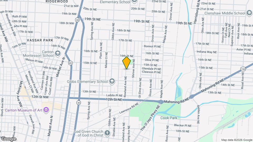 1438 Rowland Ave NE Mapa y Detalles de la Ubicación