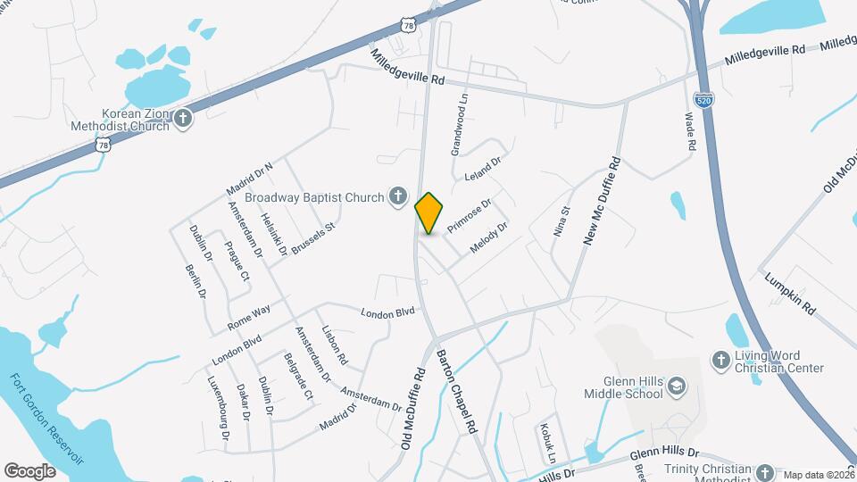 2304 Old Barton Chapel Rd, Unit B Map and Location Details