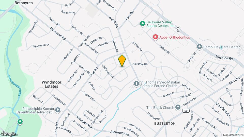 9316 Laramie Rd Mapa y Detalles de la Ubicación