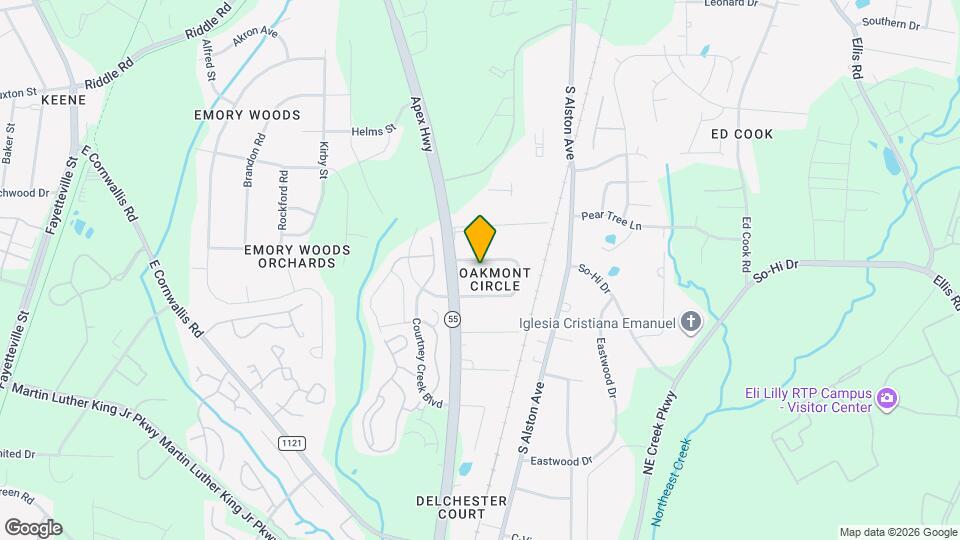 106 Oakmont Ave Map and Location Details