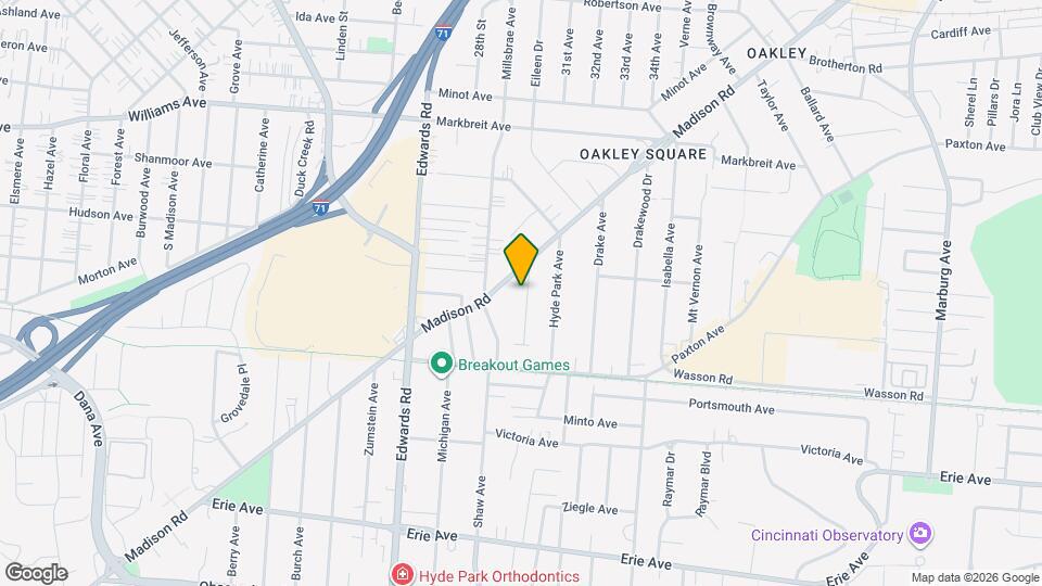 3767 Andrew Ave Map and Location Details