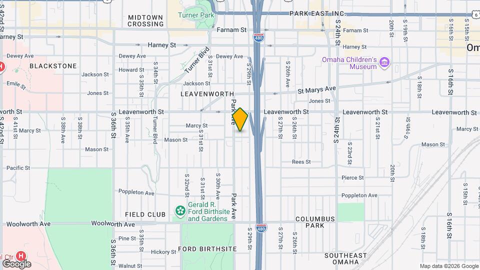 2912 Mason St Map and Location Details