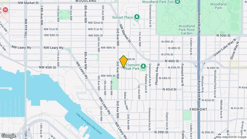 4435 Baker Avenue Northwest Map and Location Details