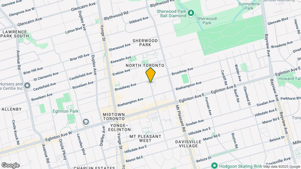 195 Redpath Av Map and Location Details