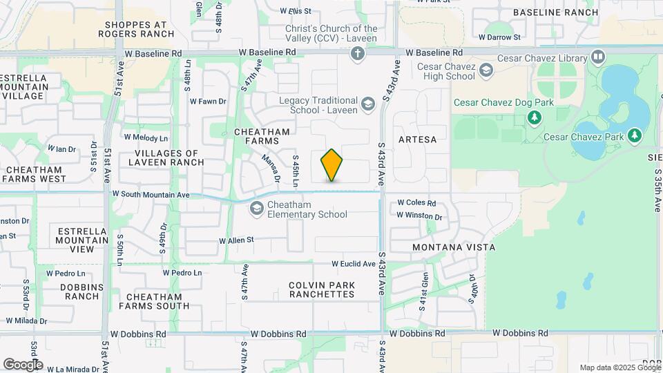 4437 W Magdalena Ln Map and Location Details