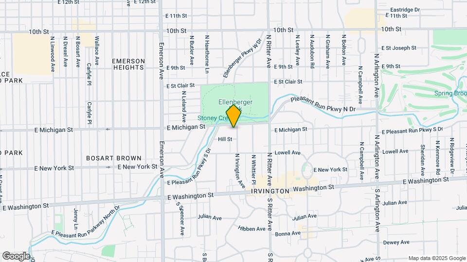 420 N Irvington Ave Map and Location Details