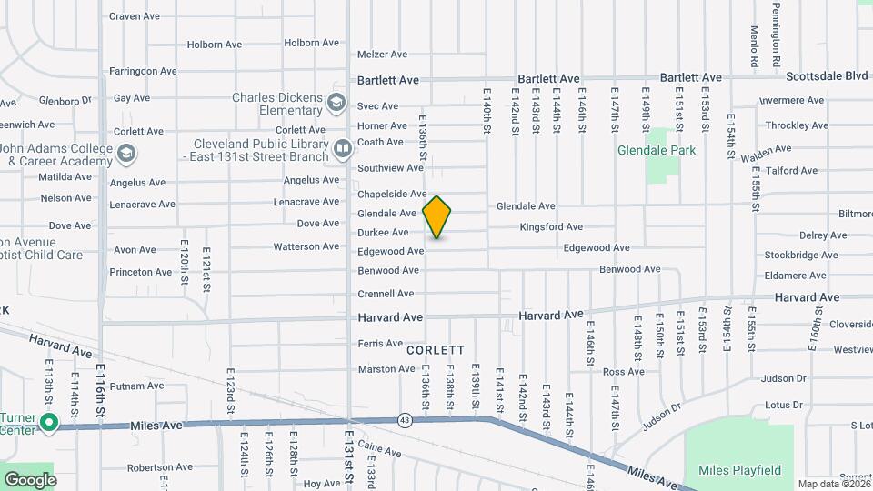 13609 Edgewood Ave Mapa y Detalles de la Ubicación