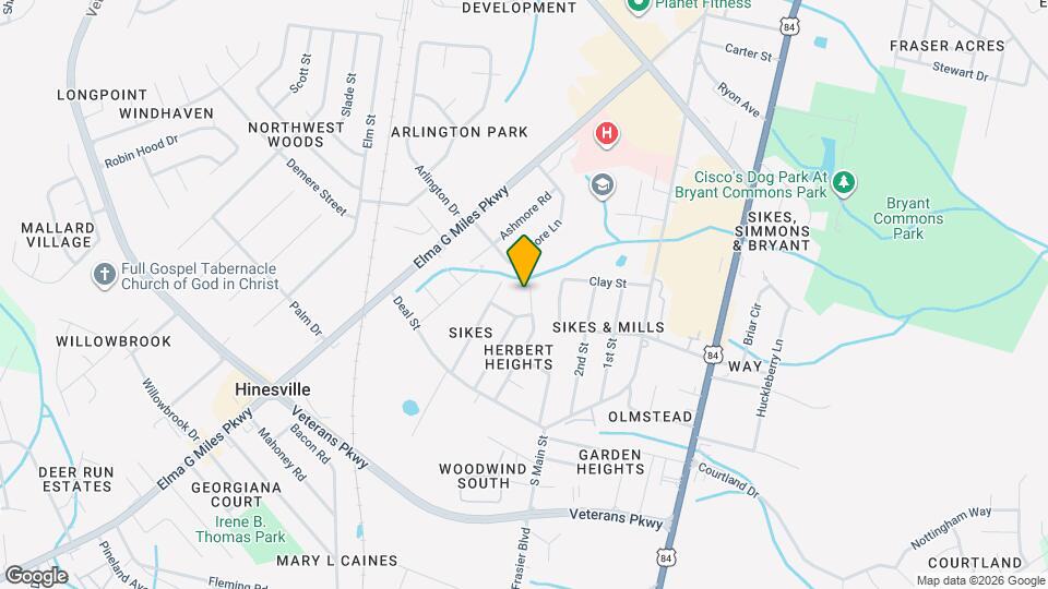 607 Maxwell St Map and Location Details