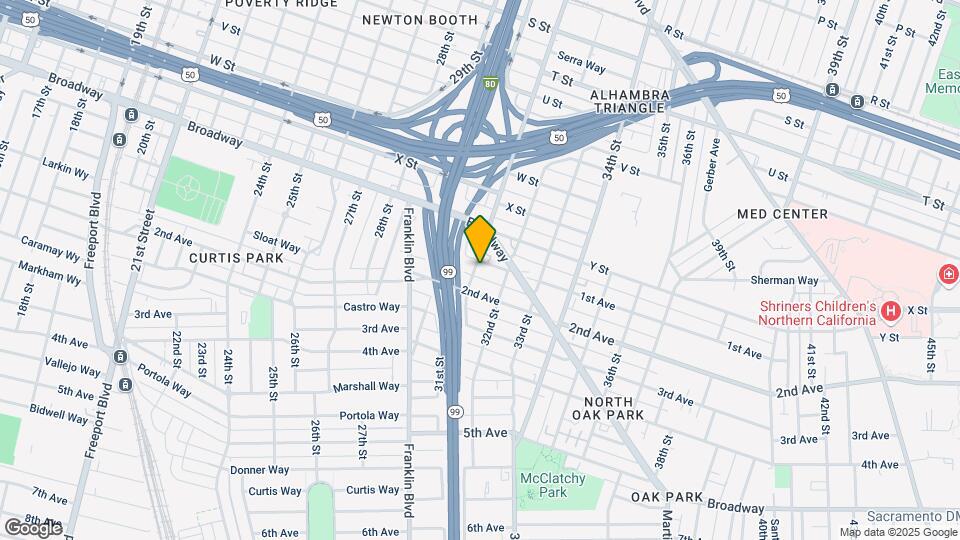 2611 Alhambra Blvd Mapa y Detalles de la Ubicación