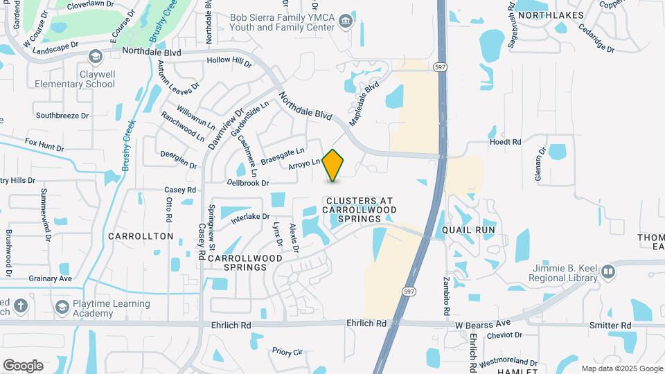 15801 Knollview Dr Map and Location Details