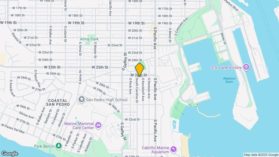 2616 S Carolina St Map and Location Details