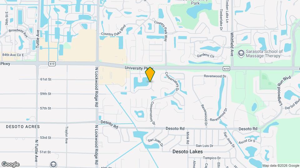 3582 Parkridge Cir Map and Location Details