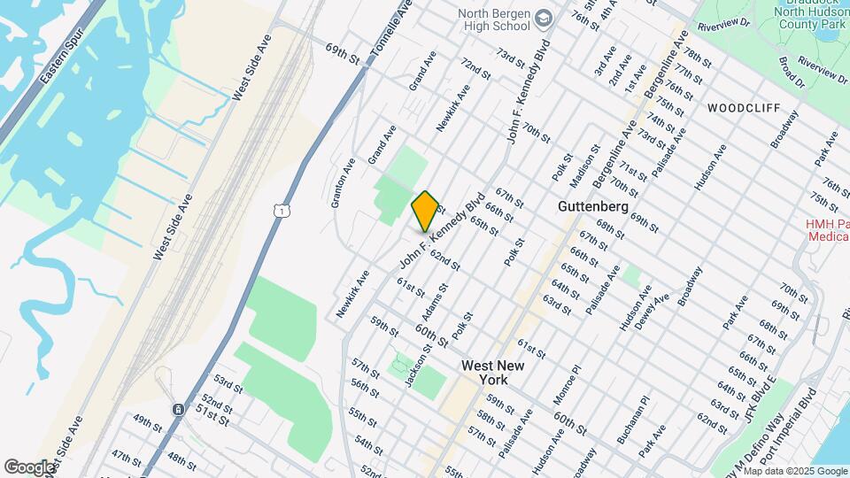 6245 John F. Kennedy Blvd Map and Location Details