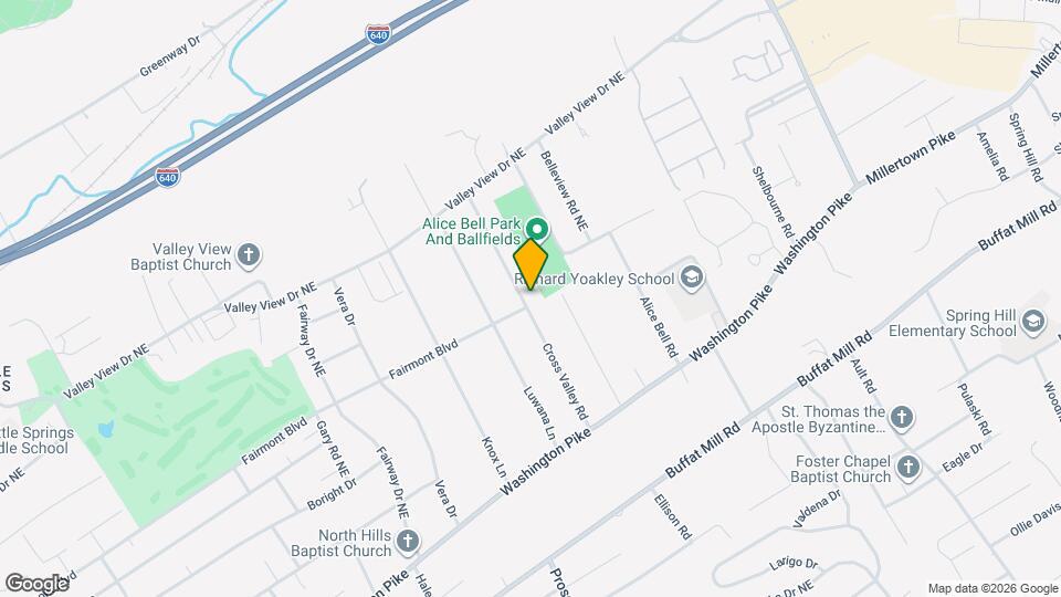 3200 Cross Valley Rd Map and Location Details