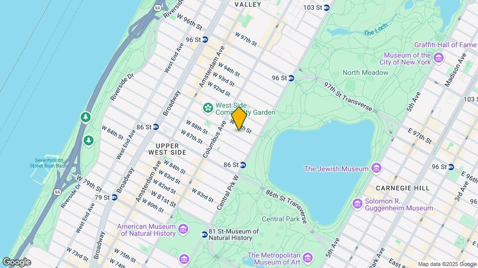 39 W 89th St Mapa y Detalles de la Ubicación