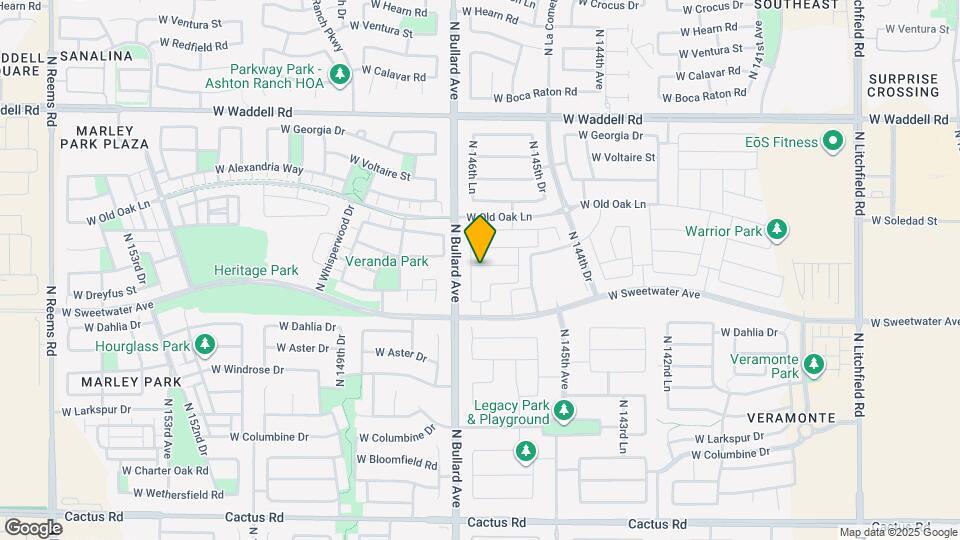 14651 W Valentine St Map and Location Details