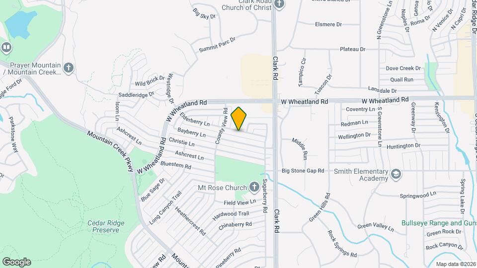 7212 Elderberry Ln Mapa y Detalles de la Ubicación