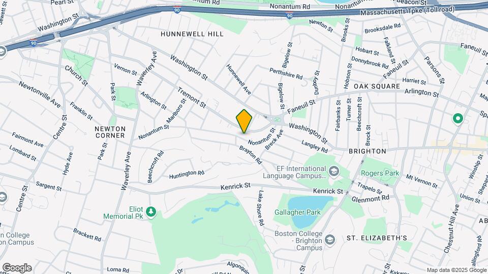 79 Nonantum St, Unit 1 Map and Location Details