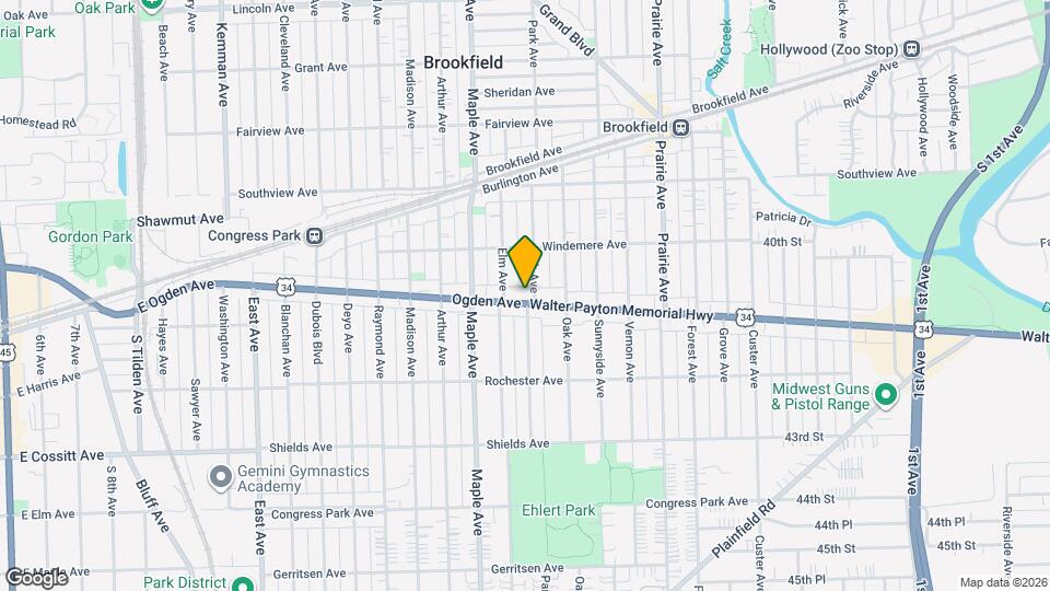 9100 Ogden Ave Map and Location Details