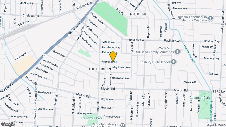3703 Fairoaks Ave Map and Location Details