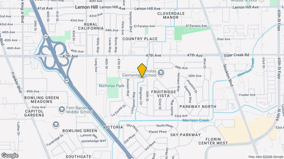 4834 50th Ave Map and Location Details