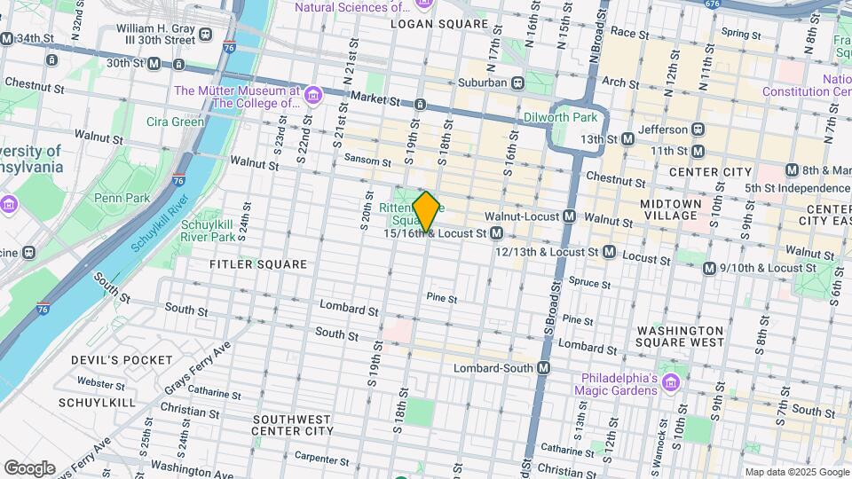 250 S 18th St Map and Location Details