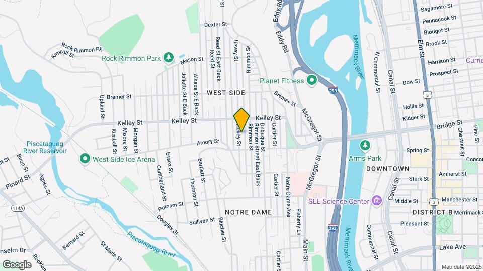 481 Hevey St Map and Location Details