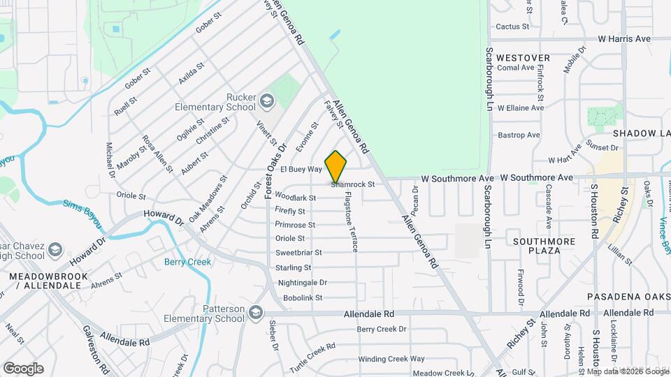 5530 Shamrock St Map and Location Details