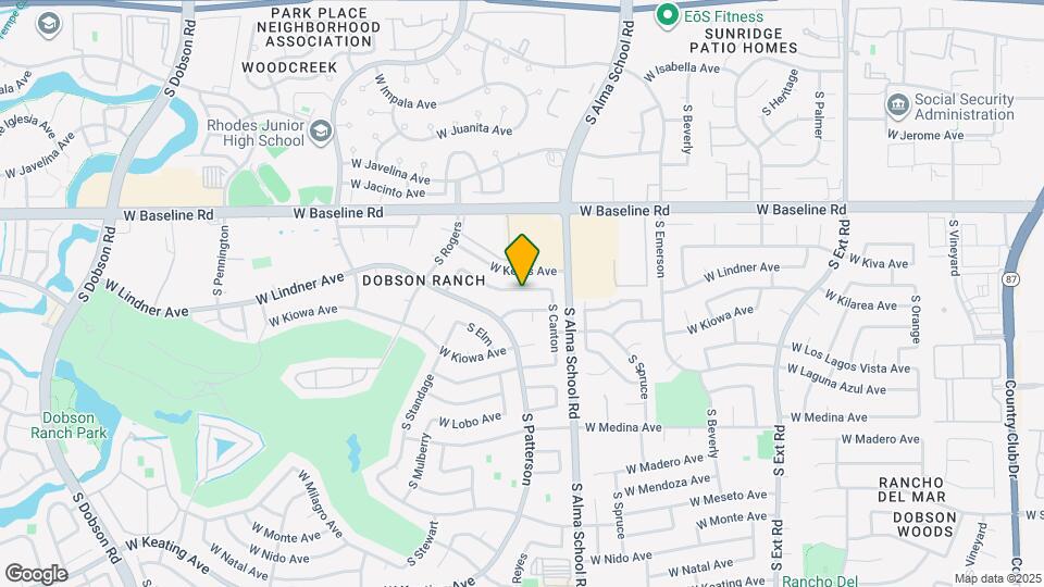 1259 W Kiva Ave Map and Location Details