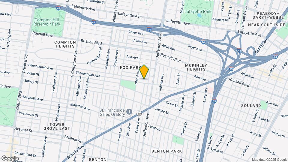 2631-2633 Shenandoah Ave-Unit -2633A Map and Location Details