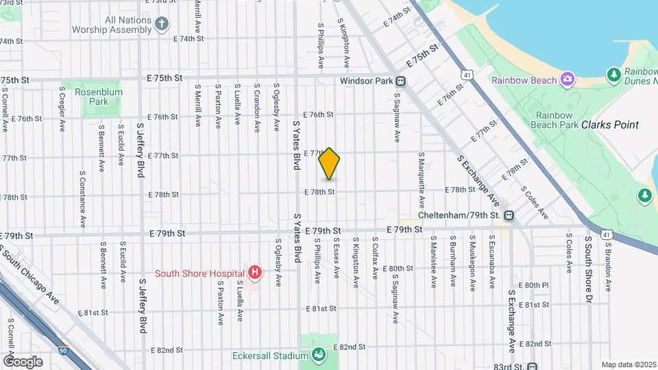 7750 S Essex Ave, Unit Unit 102 Map and Location Details