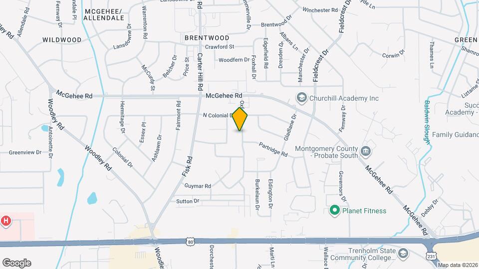 2434 Oxford Dr Map and Location Details