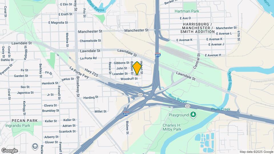 8821 Woodruff St Map and Location Details