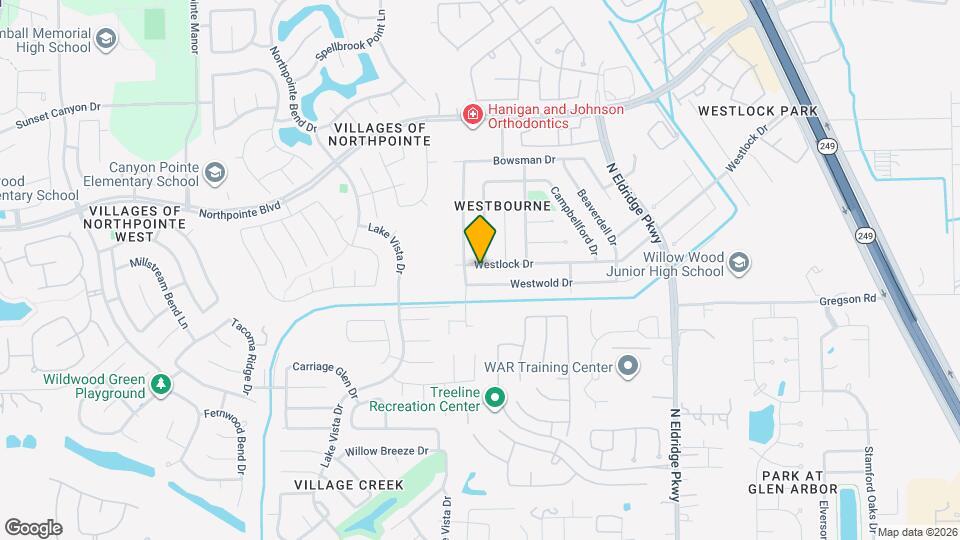 12427 Westlock Dr Map and Location Details