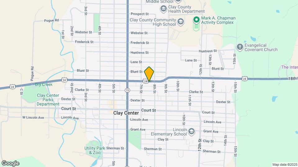 724 E Crawford St Mapa y Detalles de la Ubicación