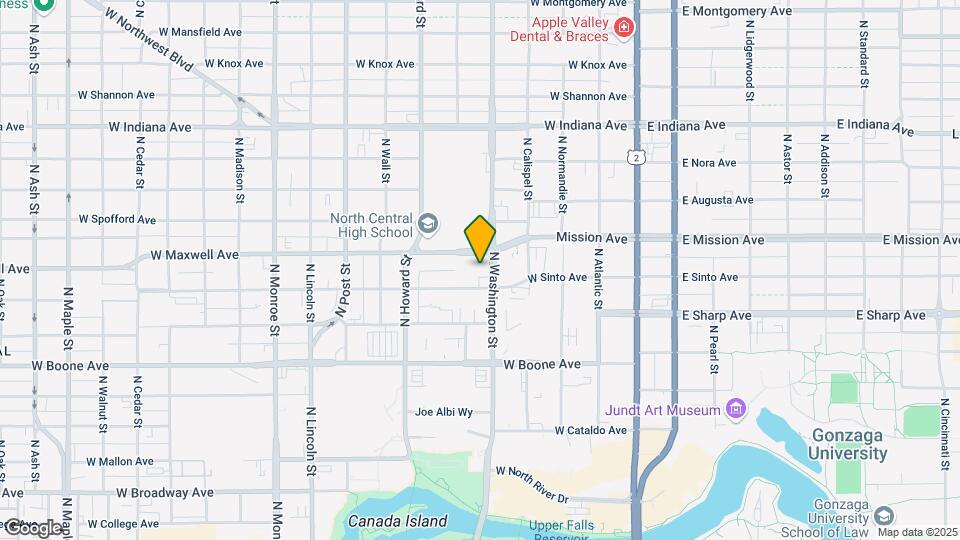 1417-1419 N Washington St Mapa y Detalles de la Ubicación