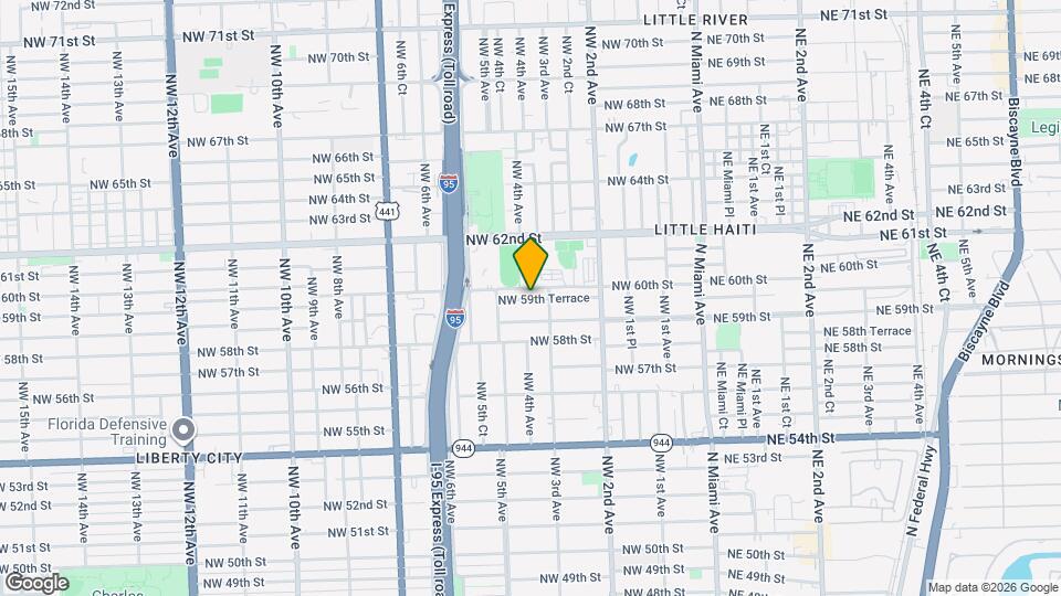 335 NW 59th Terrace Map and Location Details