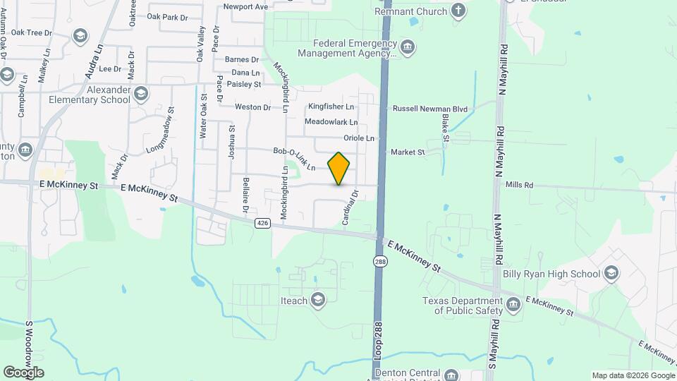 3418 Hummingbird Ln Map and Location Details