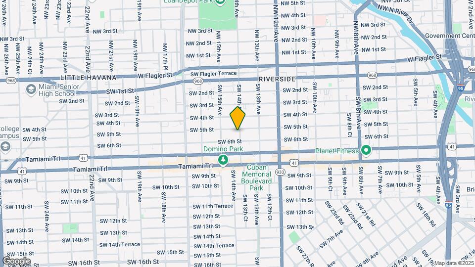 520 SW 14th Ave Map and Location Details