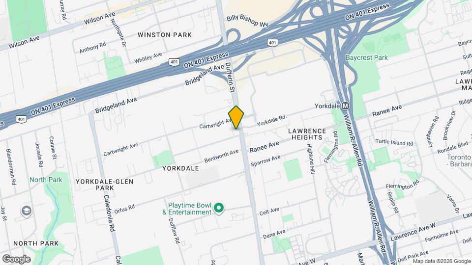 16 McAdam Ave, Unit 403 Map and Location Details