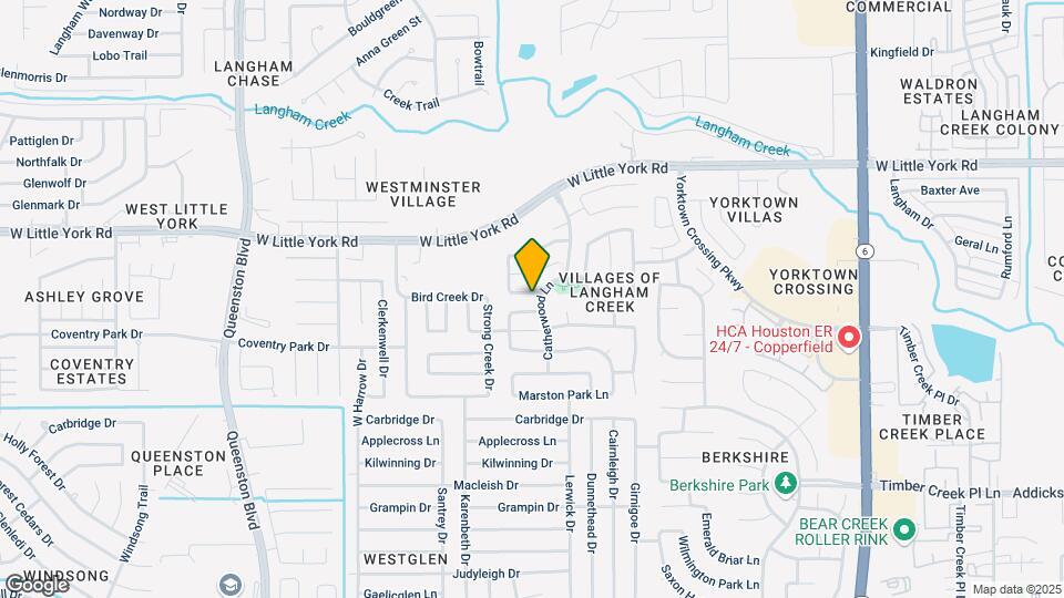 16619 Newglen Ln Map and Location Details