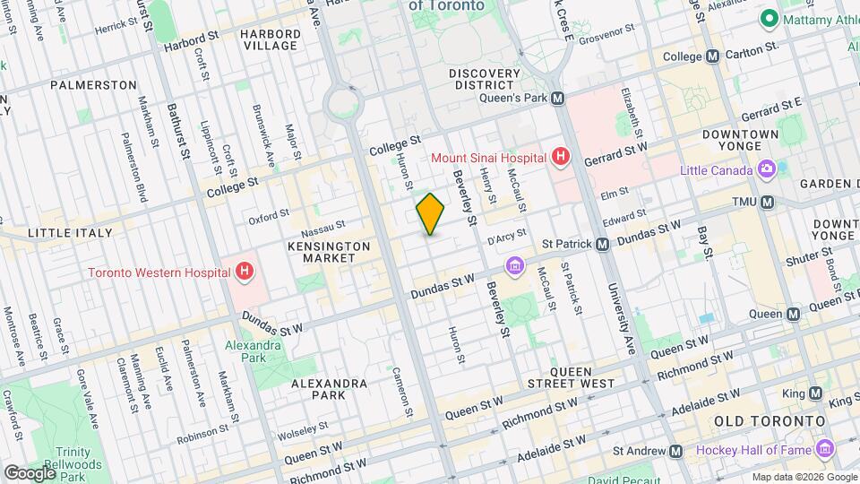 107 Huron St Map and Location Details