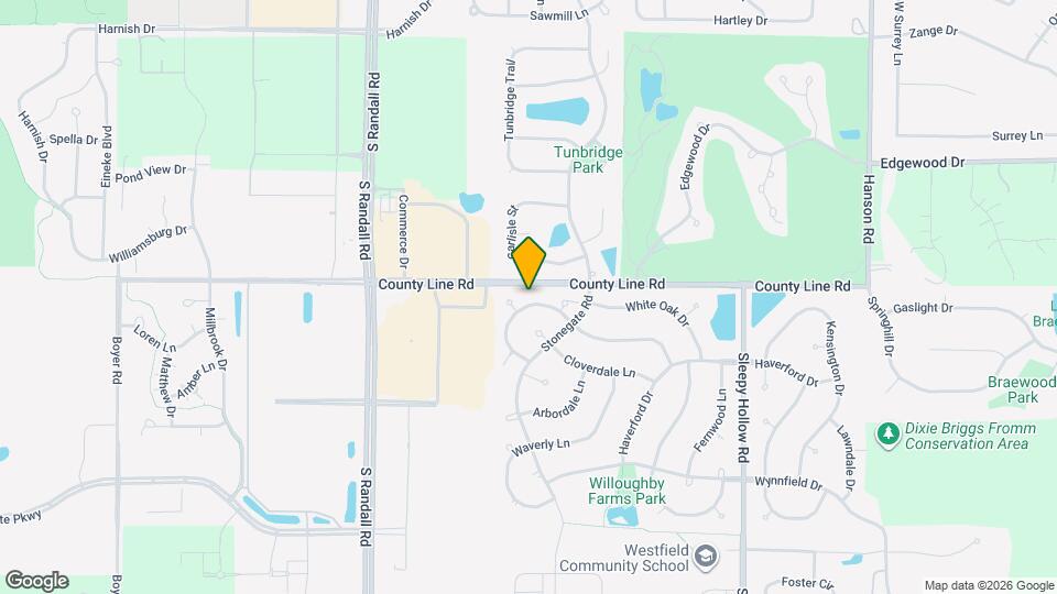 2062 Peach Tree Ln Map and Location Details